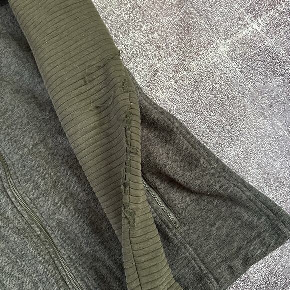 Women's The North Face Moss Green Canyonlands Hoodie Zip Up Fleece Jacket Sz M - Picture 2 of 5